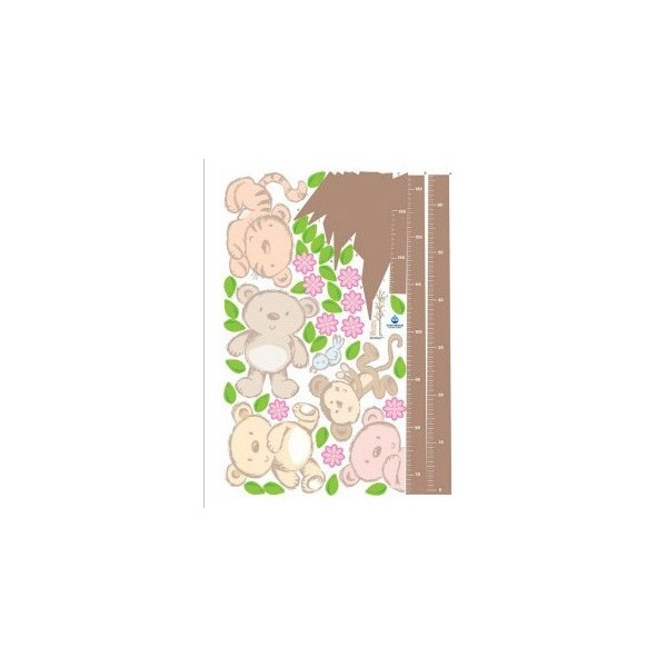 STICKER TEDDY BEAR HEIGHT CHART DK-0031