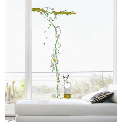 STICKER ANIMAL FRIENDS IN FOREST JUNGLE DP-08189 2