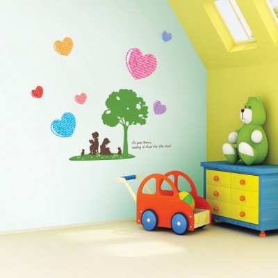 STICKER READING NEXT TO TREE DP-08191