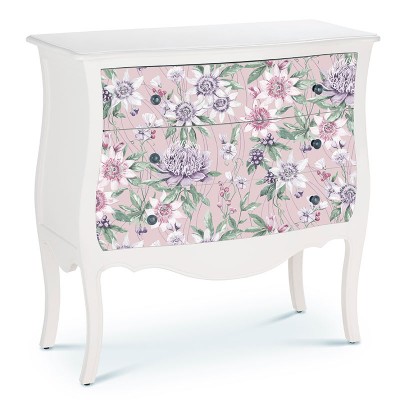 Paper pintat a metres Passiflora Pink ML91322