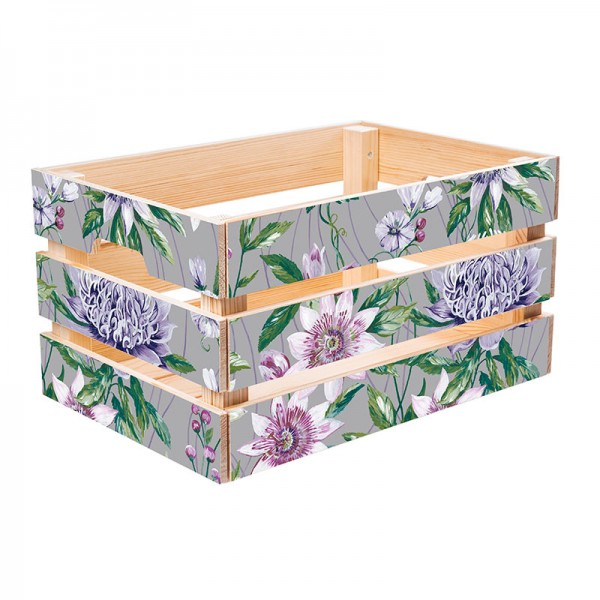 Papel de parede por metros Passiflora Silver ML91323