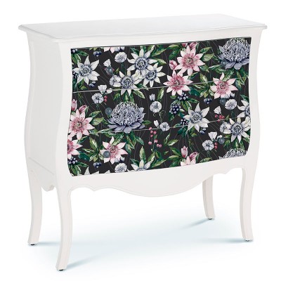 Paper pintat a metres Passiflora Black ML91324
