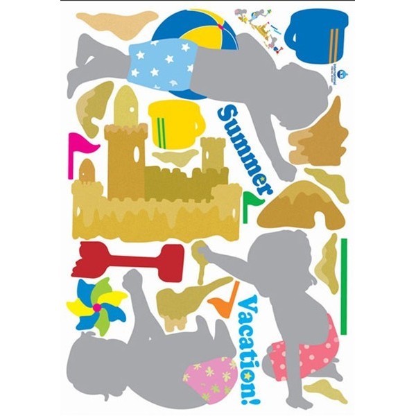STICKER BEACH SUMMER VACATION DK-0027 STICKER BEACH SUMMER VACATION DK-0027