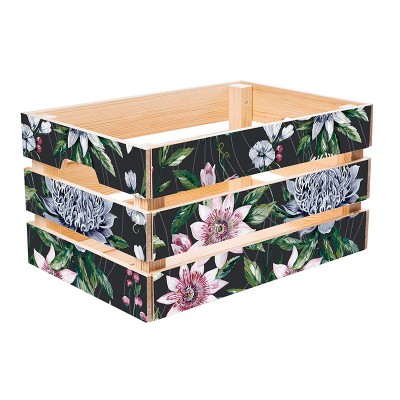 Paper pintat a metres Passiflora Black ML91324