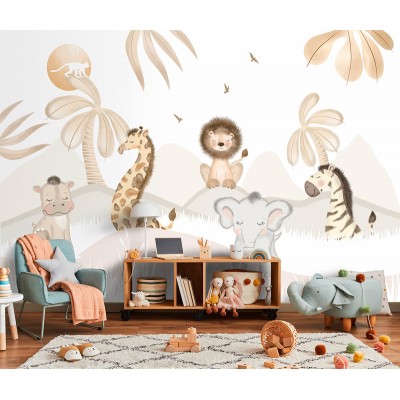 Mural Infantil Jungla Dormilona VCJD-044 2