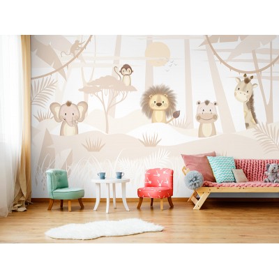 Mural Infantil Jungla Tribal VCJT-045