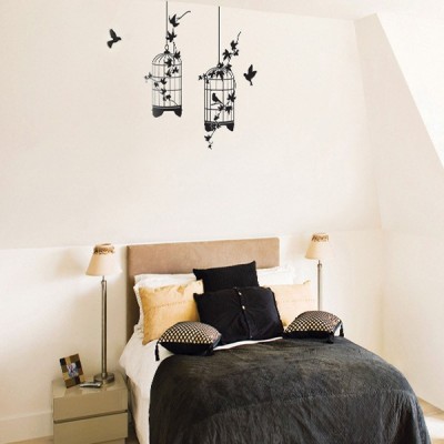 STICKER IVY COVERED BRIDCAGE DG-08807