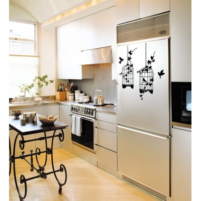 STICKER IVY COVERED BRIDCAGE DG-08807