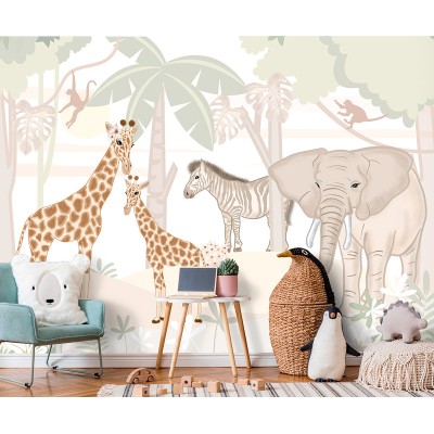 Mural Infantil Safari VCSA-053 2