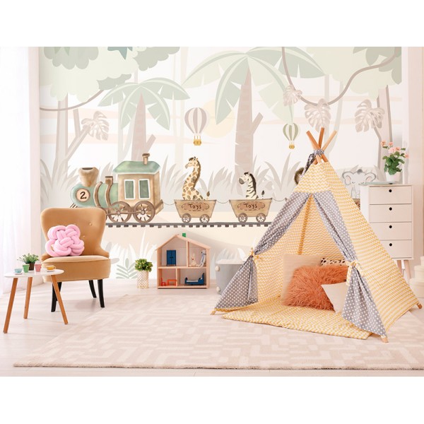 Mural Infantil Tour Safari VCTS-054