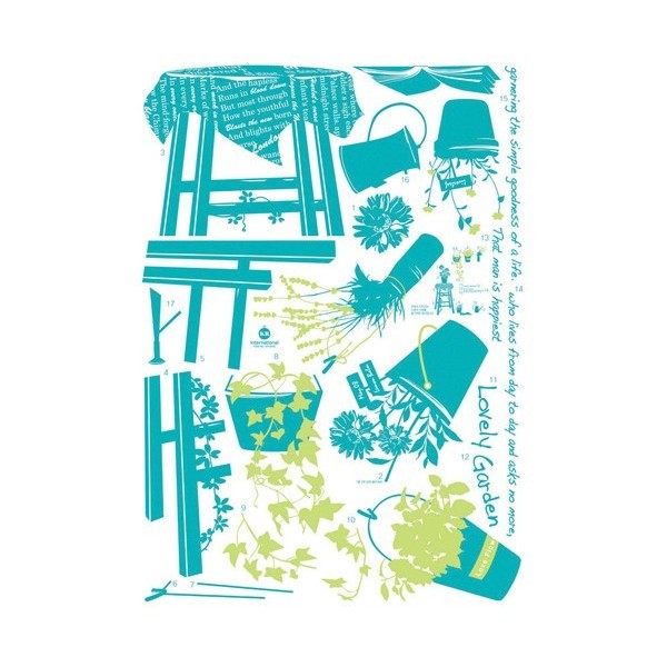 STICKER LOVELY GARDEN DK-0045 STICKER LOVELY GARDEN DK-0045