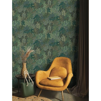 papel de parede de savana africana verde, natureza com elefantes 2