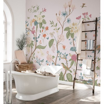 Mural Essentials Chinoiserie Rosa 752-034