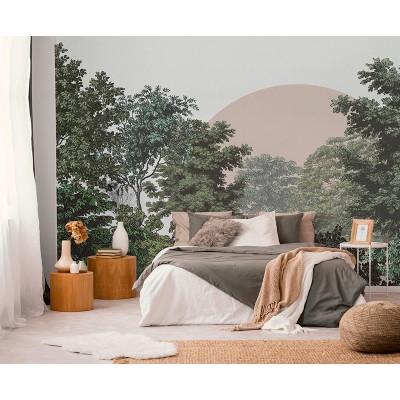 mural bosc verd paisatge natural 752-036