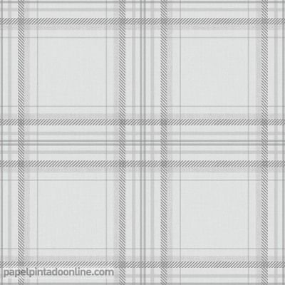 Paper pintat quadre escoces color gris IMAGINARIUM 2 12438