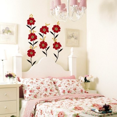 STICKER RED BEADS FLOWERS DP-08059 STICKER RED BEADS FLOWERS DP-08059