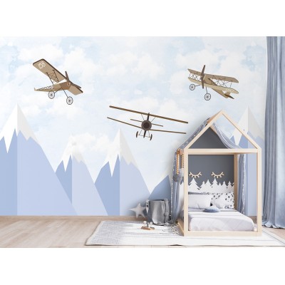 Mural Infantil Vuelo Nórdico VCVN-062