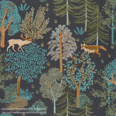 Papel de parede LA FÔRET FRT_10293_79_40