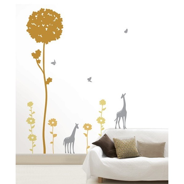 STICKER GIRAFFES IN THE FOREST DP-08166