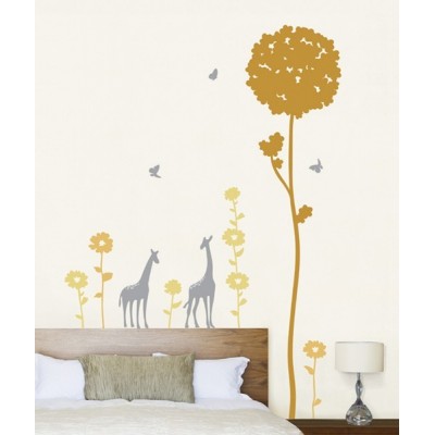 STICKER GIRAFFES IN THE FOREST DP-08166