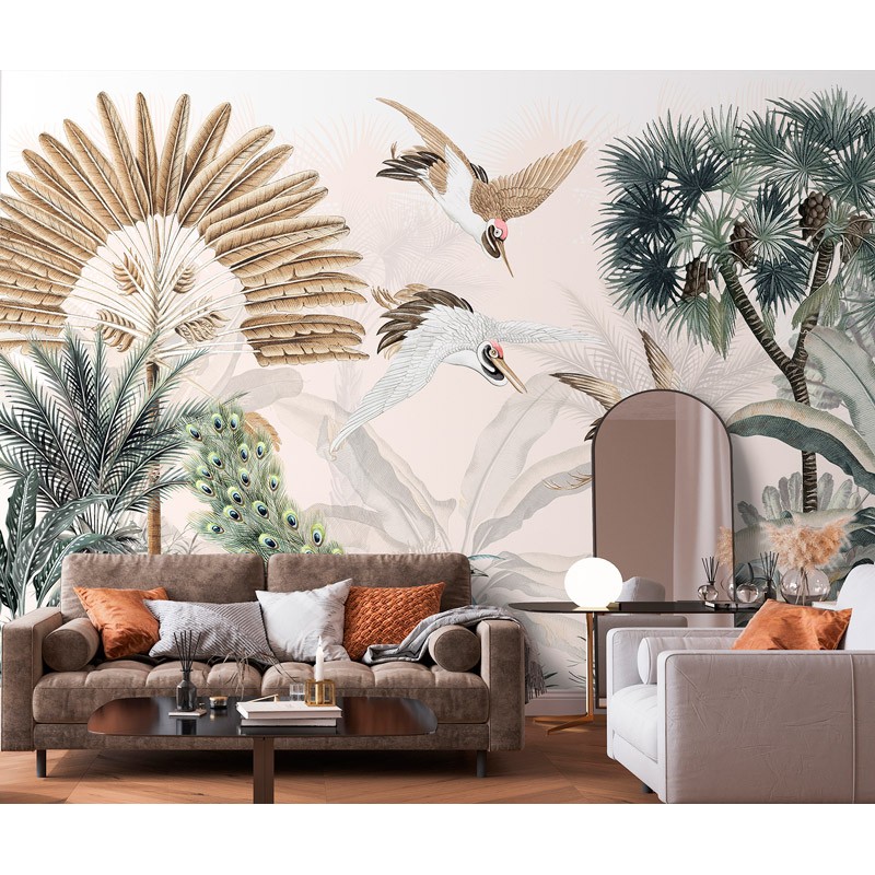 mural paper pintat exotic