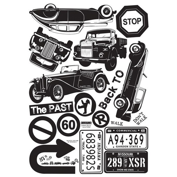 STICKER CLASSIC CAR SERIES DP-08188 STICKER CLASSIC CAR SERIES DP-08188