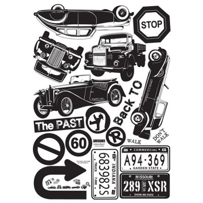 STICKER CLASSIC CAR SERIES DP-08188