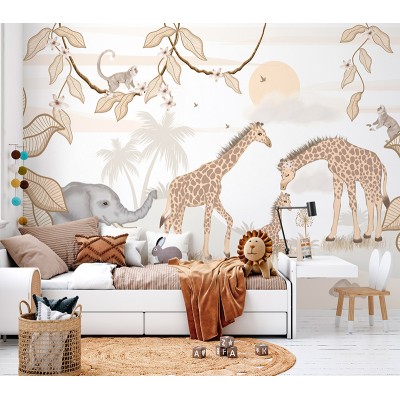 Mural Infantil Jungla de Amor VCJA-070 2