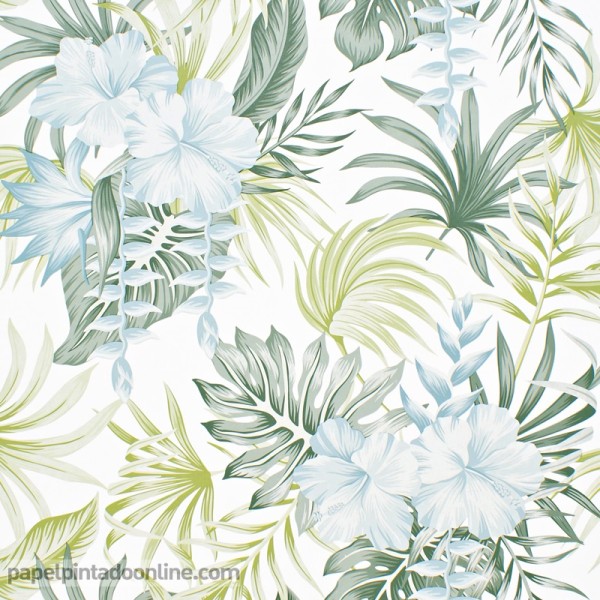 Papel de parede FLORES TROPICAIS 223