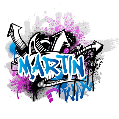 Vinil Graffiti Wall GRF001 BLAU Vinil Graffiti Wall GRF001 BLAU