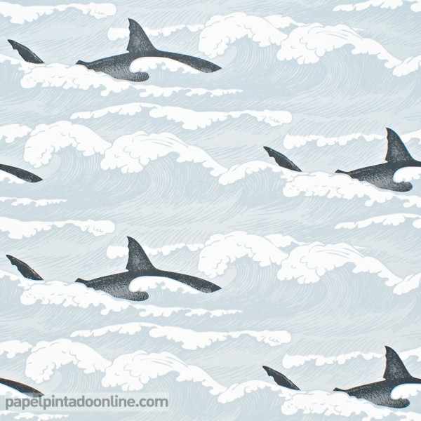 Papel de parede SHARK 233