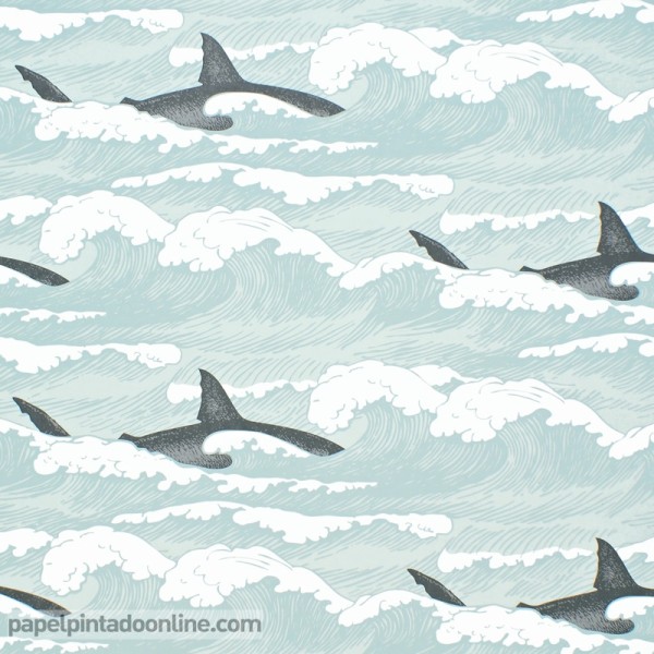 Papel de parede SHARK 238