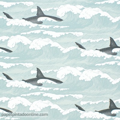 Papel de parede SHARK 238