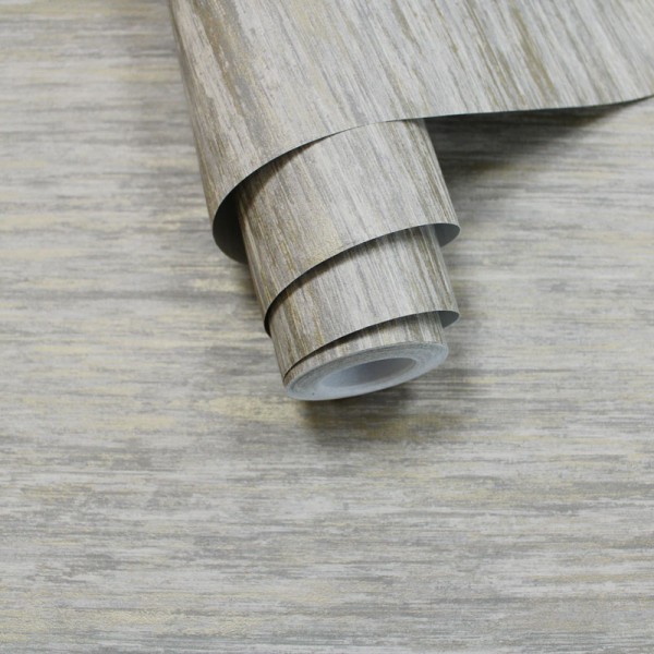 Papel pintado textura gris y metalizado dorado colección Cascading Gardens 91370