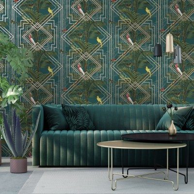 Papel pintado CASCADING GARDENS 91460