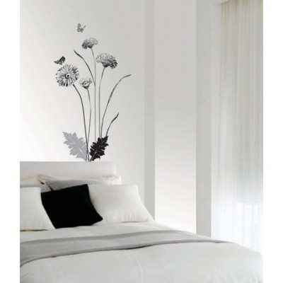 STICKER INK SKETCHED FLOWER DS-08228