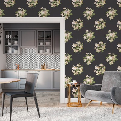 Papel de parede FLORES ROMÂNTICAS 2565