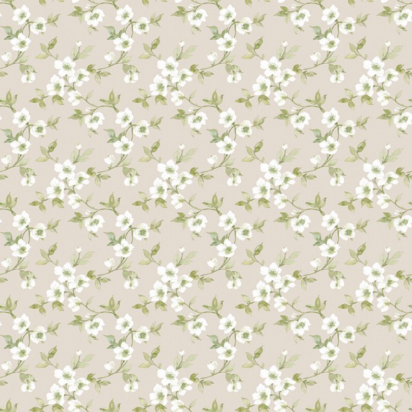 Papel de parede PEQUENAS FLORES ROMÂNTICAS 2555