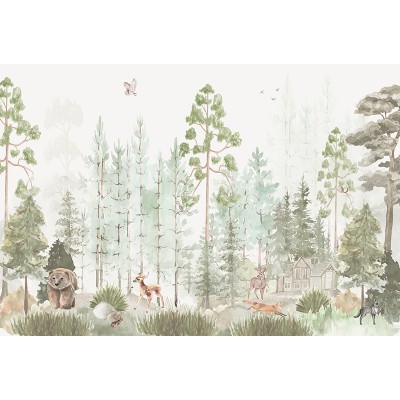 Mural Infantil Bosc Aventurer ANIM502 Mural Infantil Bosc Aventurer ANIM502