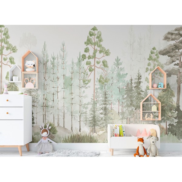 Mural Infantil Caseta del Bosc ANIM510 Mural Infantil Caseta del Bosc ANIM510