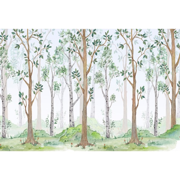 Mural Infantil Bosque de Árvores ANIM511