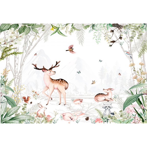 Mural Infantil Animales del Bosque ANIM513