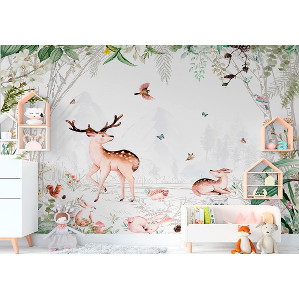 Mural Infantil Animals del Bosc ANIM513
