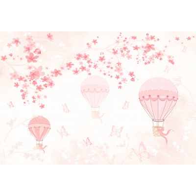 Mural Infantil Globos y...