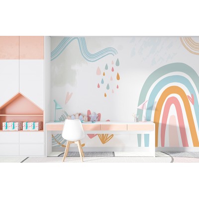 Mural Infantil Arc de Sant Martí de Colors ANIM526 2