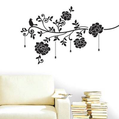 STICKER BLACK ROSES DV-08609