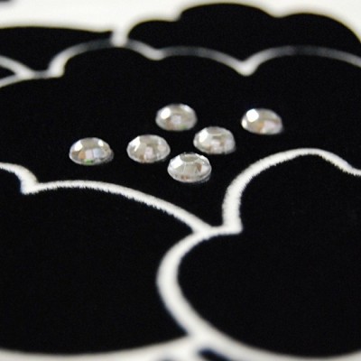 STICKER BLACK ROSES DV-08609