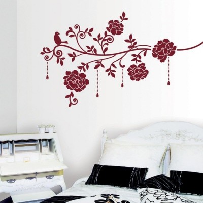 STICKER WINE COLOUR ROSES DV-08610