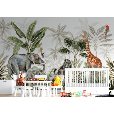 Mural Infantil Jungla Viva ANIM547 2