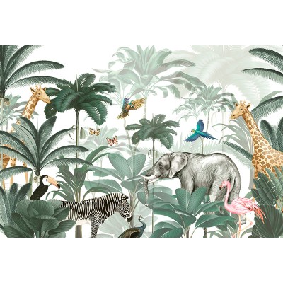 Mural Infantil Selva Abundante ANIM549 Mural Infantil Selva Abundante ANIM549
